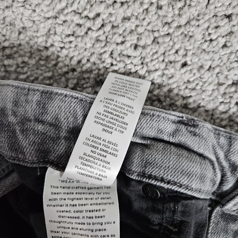 Good American Jeans Womens 15 Faded Black Good Classic Skinny Stretch Denim - Picture 5 of 11